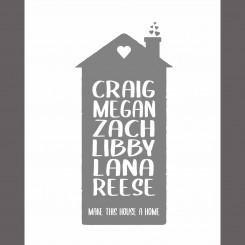 Make This House a Home (jpeg file) 8x10 inch